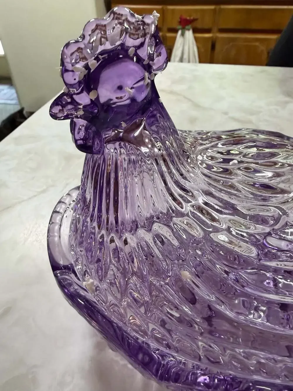 The Royal Magnolia purple pressed
